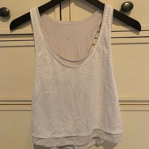 Lululemon white workout tank
